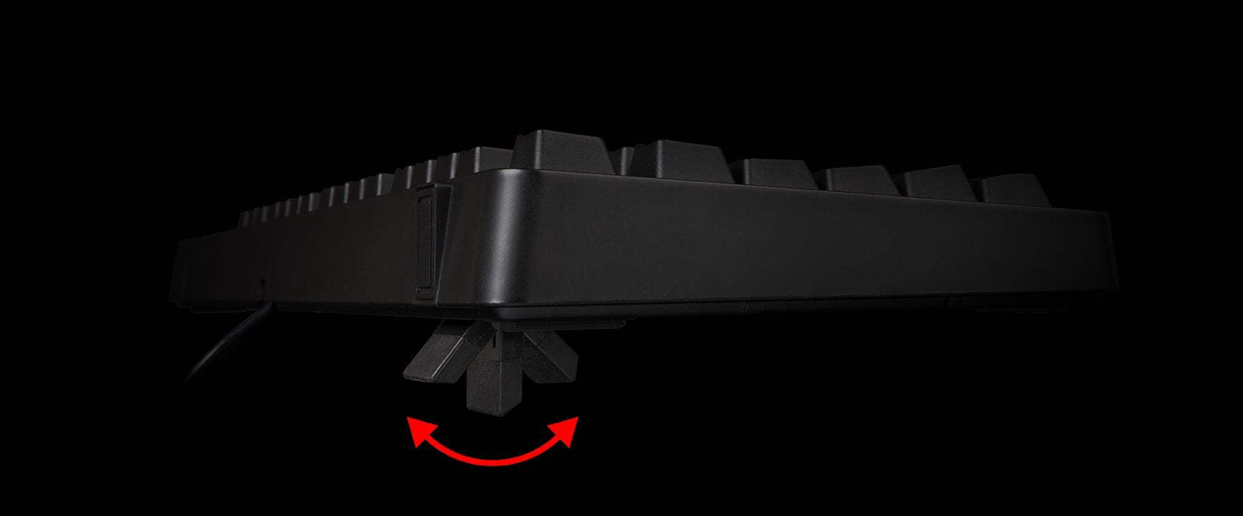 Thermaltake Tt Esports Meka Pro Cherry Mx Red Switches 6 Red Backight Effect Mechanical Gaming Keyboard Kb-Mgp-Rdbdus-01