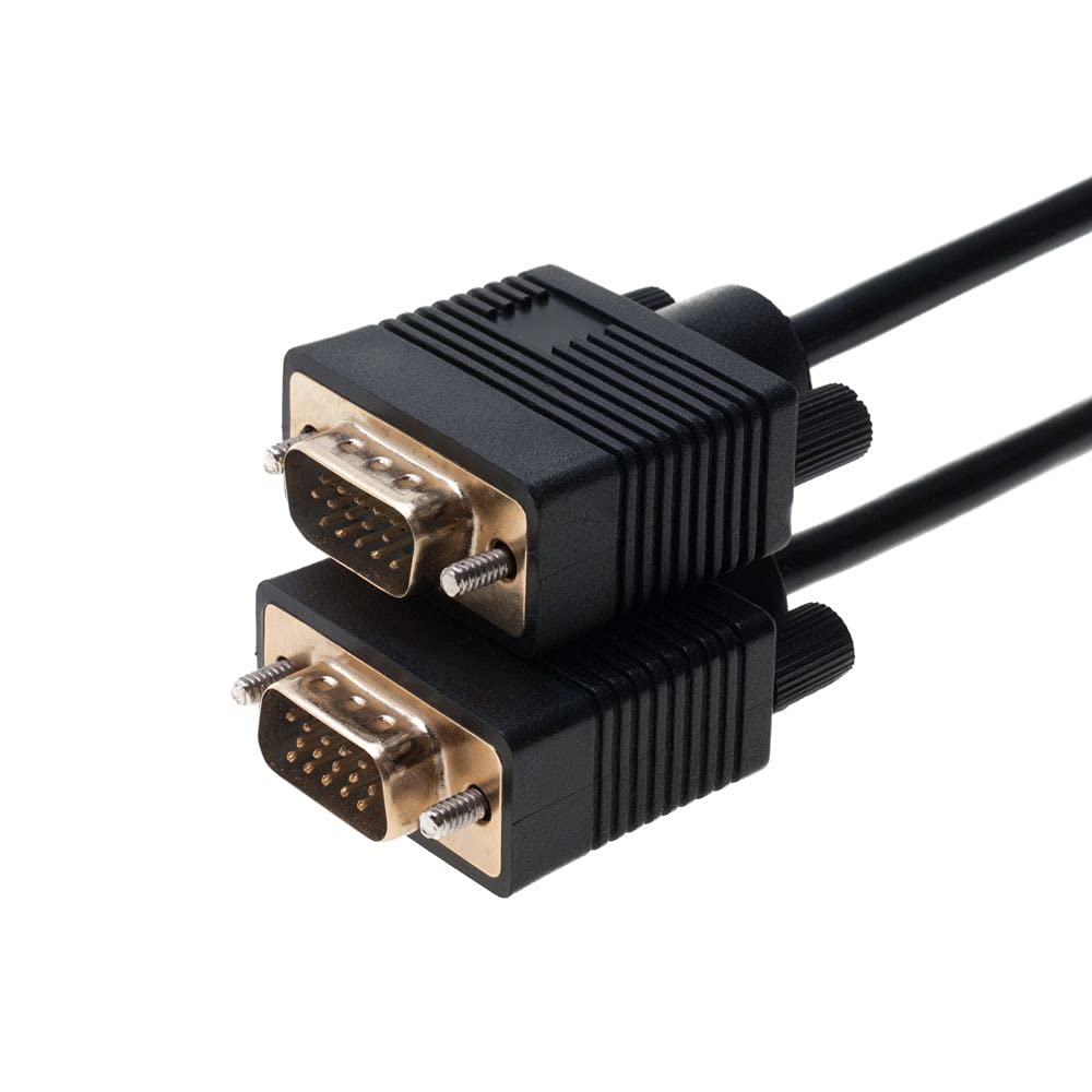 Cables Direct Online 30Ft Svga Monitor Cable   Male To Male Vga To Vga 1080P For Pc, Projector, Laptop, Tv