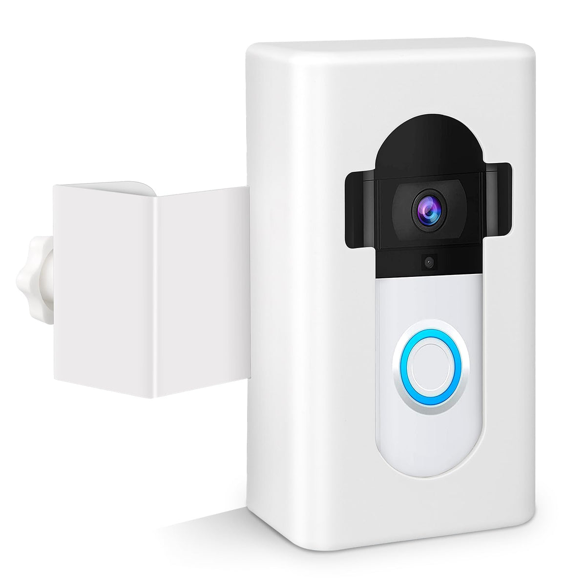 Anti-Theft Video Doorbell Mount Compatible With Ring/Blink Wireless Video Doorbell 1/2/3 Plus/3/4/(2020 Release), Adjustable No-