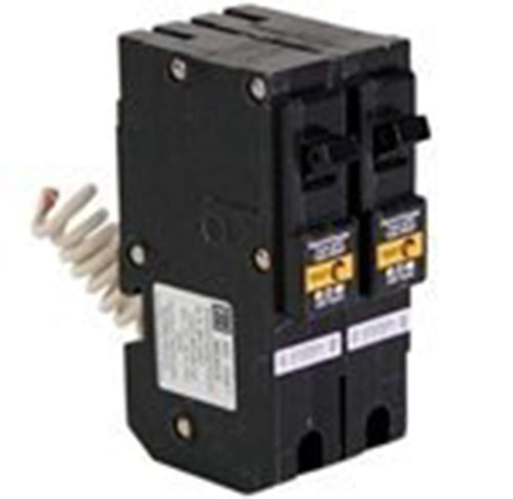 Eaton BRL220CAF PlugIn Mount Type BR Combination Arc Fault Circuit Breaker 2Pole 20 Amp 120/240 Volt AC FireGuard