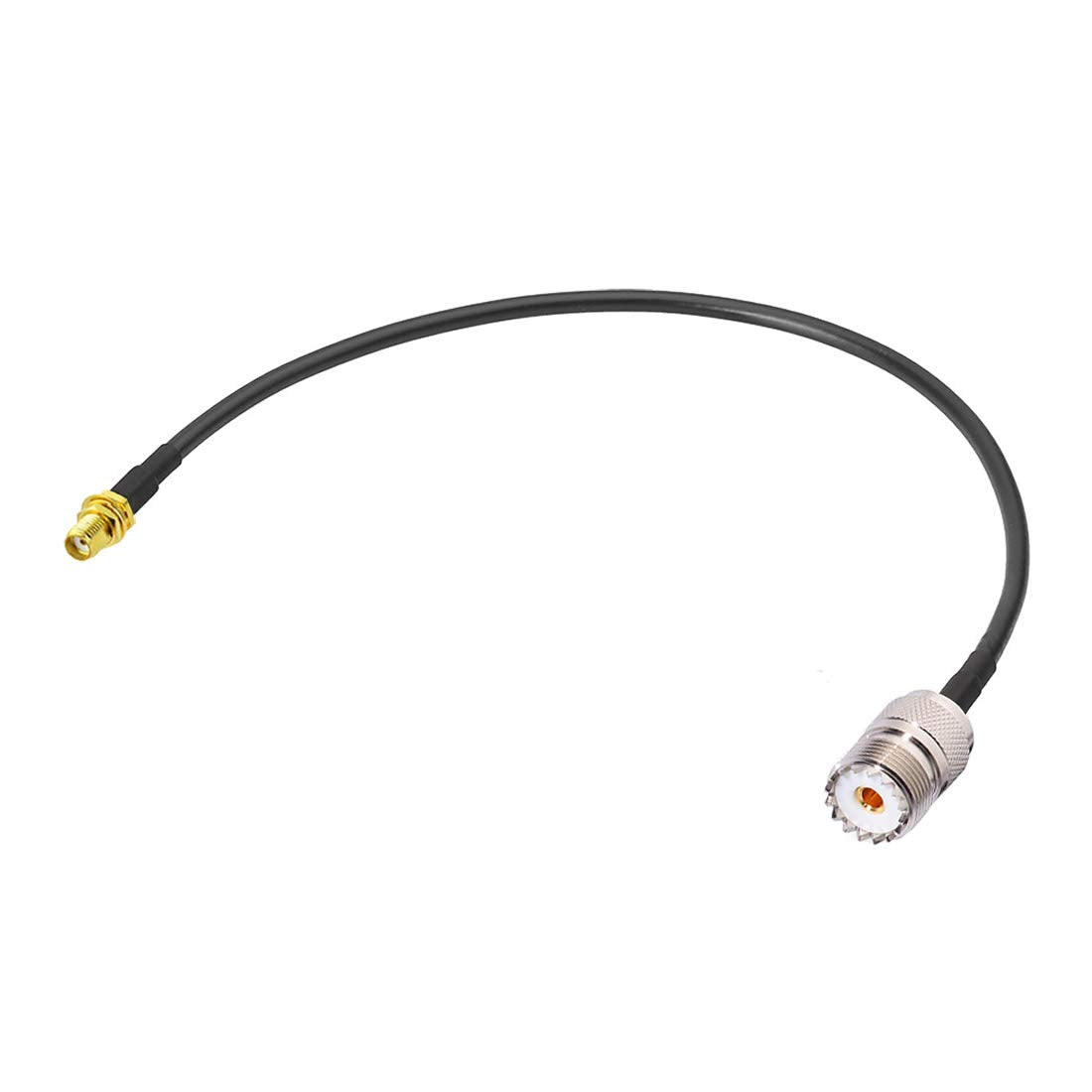 Bingfu Ham Radio Antenna Adapter Sma Female To Uhf So239 Female Rg58 Coaxial Jumper Cable 30Cm 12 Inch For Ham Two Way Radio Wal