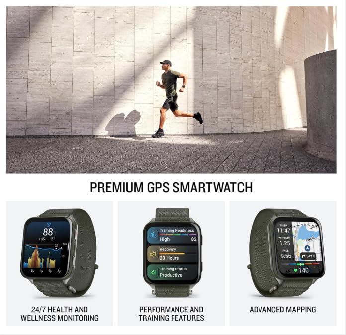 Wearable4U Garmin Venu X1 Thin And Lightweight Gps Smartwatch, Amoled Display, Moss With Titanium Caseback And Moss Comfortfit N