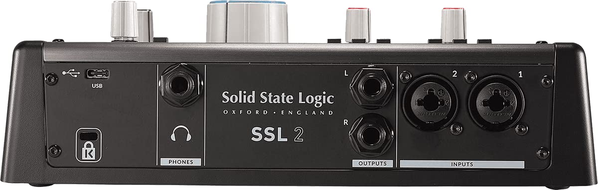 Solid State Logic Ssl 2 Usb Audio Interface   24 Bit/192 Khz, 2 In 2 Out, With Ssl Legacy 4K Analogue Enhancement And Included S