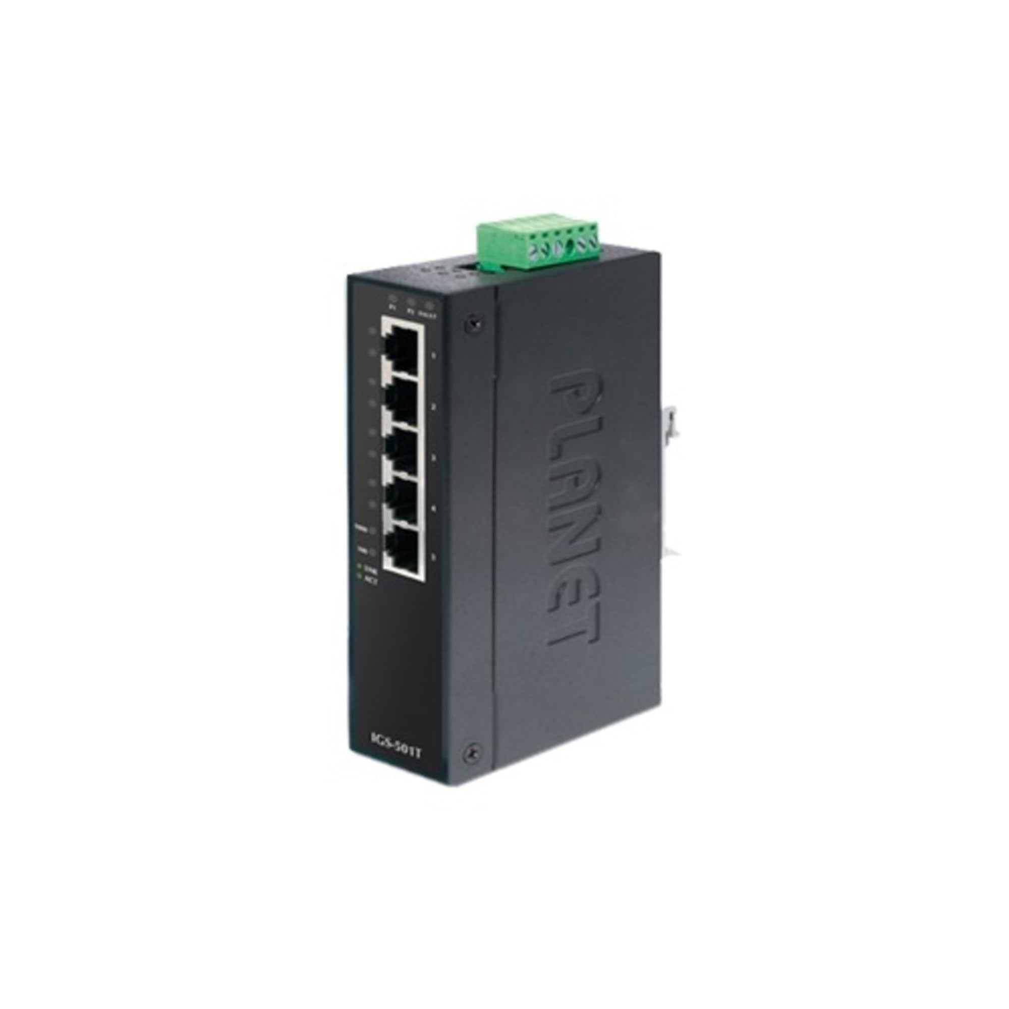 Planet Technology Igs 501T Ip30 Industrial Gigabit Ethernet Switch 5 Port 10/100/1000Base Tx ( 40~75   C)