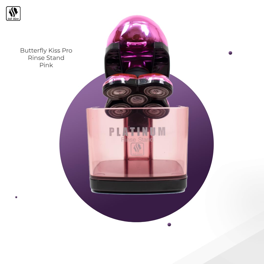 Skull Shaver Butterfly Platinum Rinse Stand   Pink