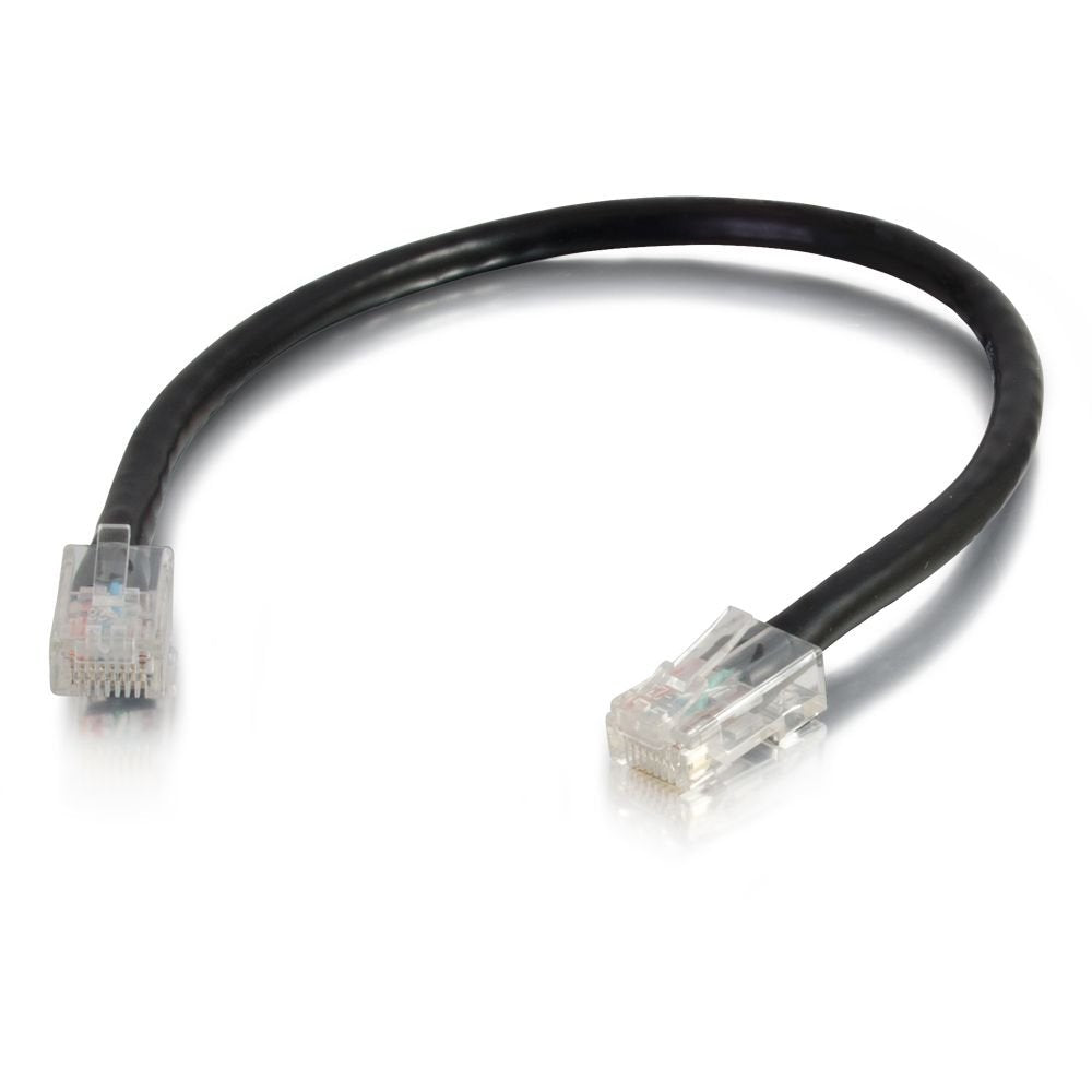 C2G/Cables To Go 22683 Cat5E Non Booted Unshielded (Utp) Network Patch Cable, Black (5 Feet/1.52 Meters)