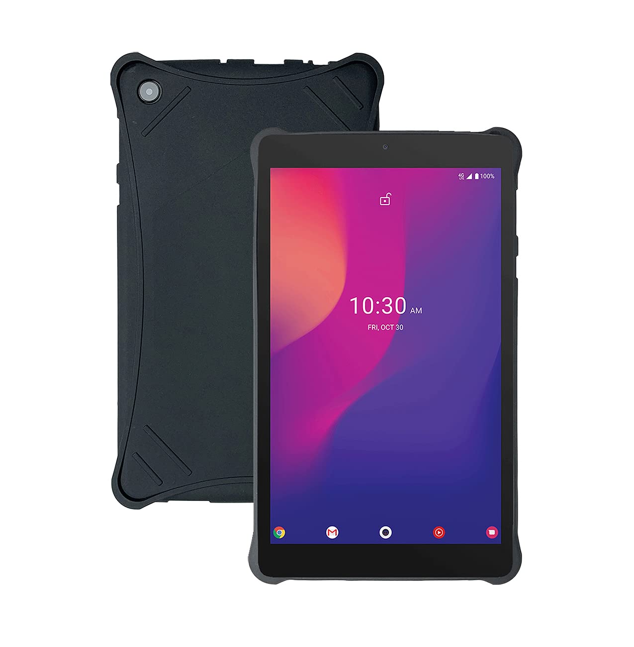 Ishoppingdeals Alcatel Joy Tab 2 Tpu Case, Semi Transparent Protective Cover With Texture For Alcatel Joy Tab 2 Tablet 8 Inch 20