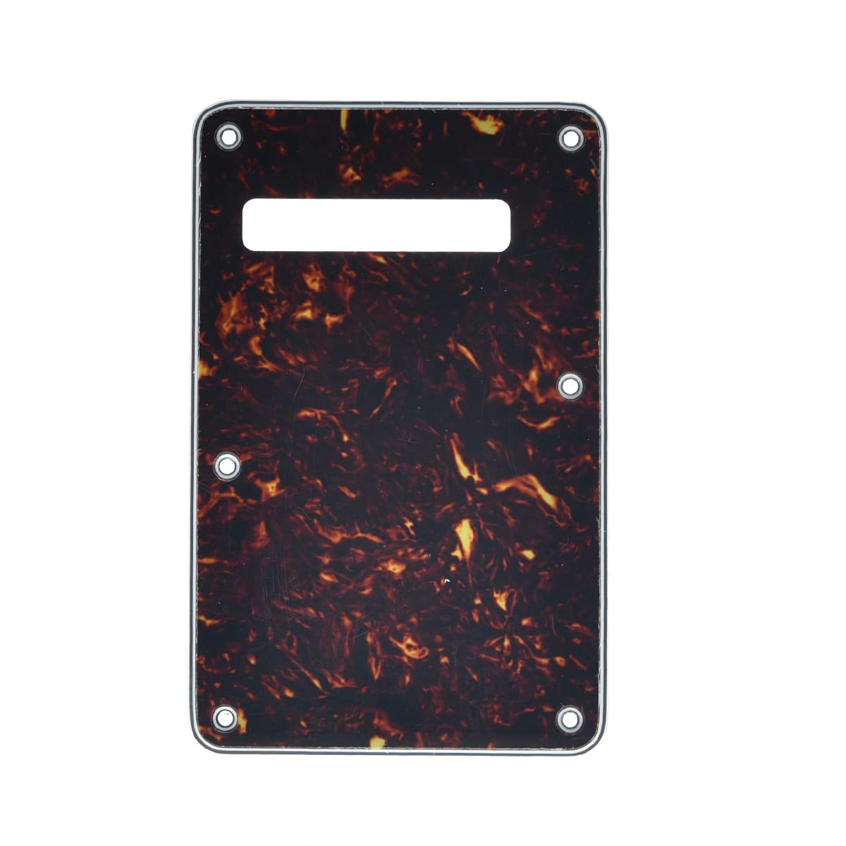 Kaish Strat Guitar Back Plate St Trem Tremolo Cover For Stratocaster/Strat Made In Usa/Mexico Dark Tortoise