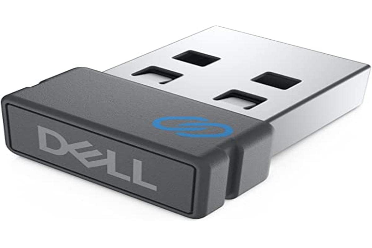 Dell Universal Pairing Receiver  WR221 WR221, USB Receiver, W126326704 (WR221 WR221, USB Receiver, 14.2 mm, 19.9 mm, 6.6 mm, Grey, Titanium)