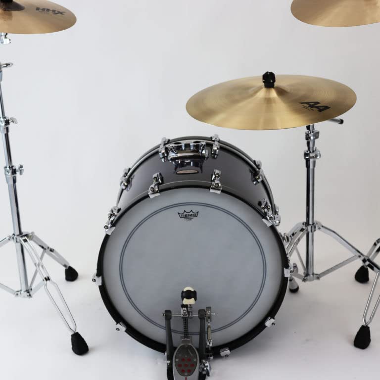 Remo P31122 C2 Coated Powerstroke 3 Bass Drum Head (22 Inch)   White Falam Patch