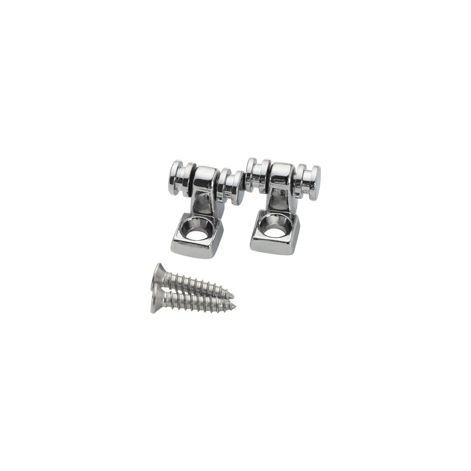 OVSAL 2 PCS String Retainer Stainless Steel Roller String Trees for Electric Guitar Roller String Guides Compatible with Strat T