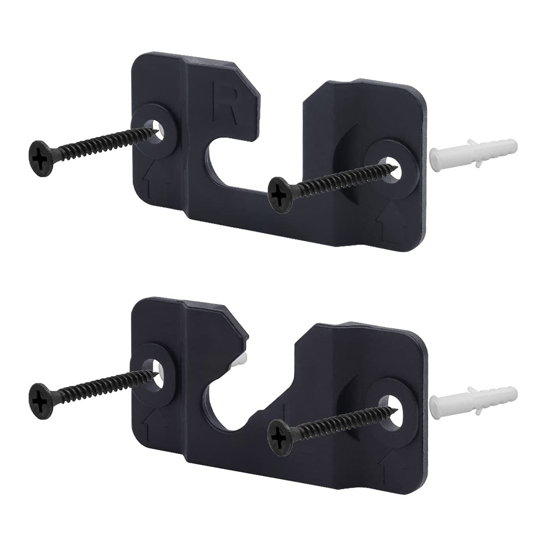 Seayoo 1 Pair Of Black Wall Mount Bracket Ah96 03064A For Samsung Soundbar Hwh750 Hw H750 Hw H450 Hw J355 Hwh751 Hw H751 Hwjm25