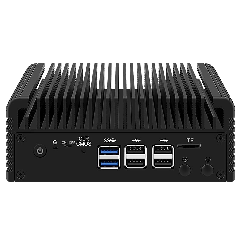 Cwwk Firewall Mini Pc Intel N Series N100, Ddr5 N0 Ram N0 Ssd,4 X 2.5Gbe I226V Lan,Micro Router Appliance,Aes-Ni,Opnsense