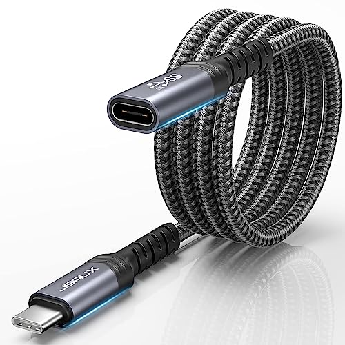 Jsaux Type C Extension Cable, 3.3Ft Usb C Male To Female Cable, Pd 100W Type C Cable Fast Charging, 10Gbps Sync Transfer, 4K@60H
