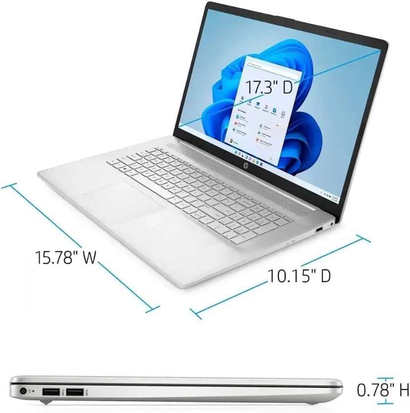 Hp 17.3 Laptop, Intel I5-1135G7 Processor, 64Gb Ram, 1Tb Ssd, Ips Full Hd Display, Hdmi, Usb-Type C, Intel Iris Xe Graphics, Win