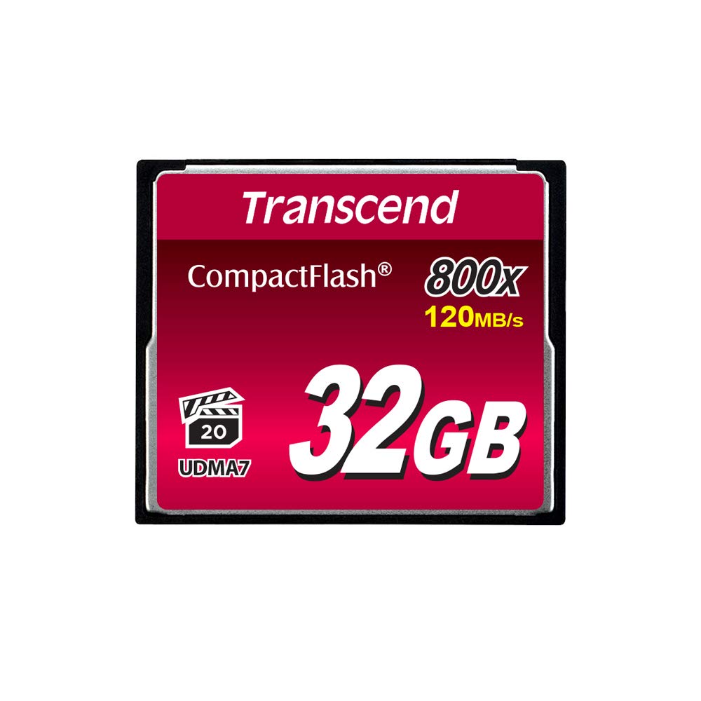 Transcend 32GB CompactFlash Memory Card 800x (TS32GCF800)