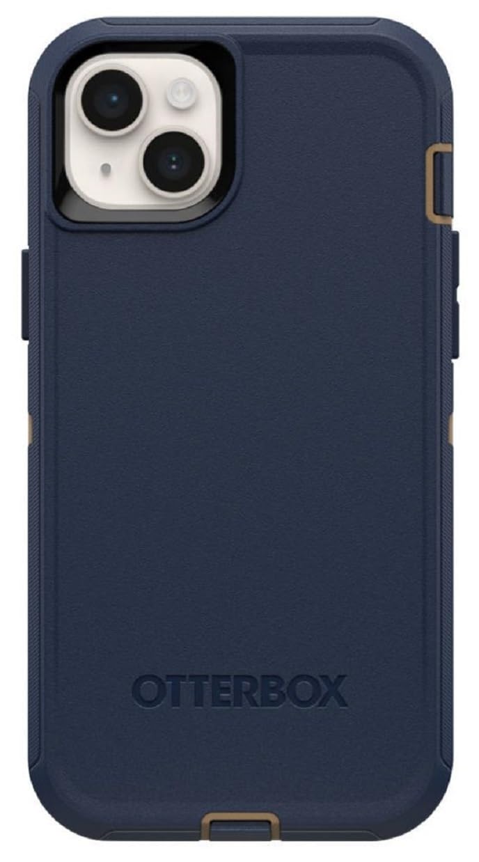 Otterbox Iphone 14 & Iphone 13 (Only)   Defender Series Case   Blue Suede Shoes   Rugged & Durable   With Port Protection   Hols