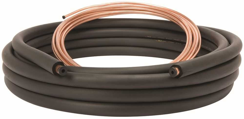 National Brand Alternative 61230500 Standard Air Conditioner Line Set, 3/8 Liquid Line x 3/4 Suction Line with 3/4 Insulation, 5
