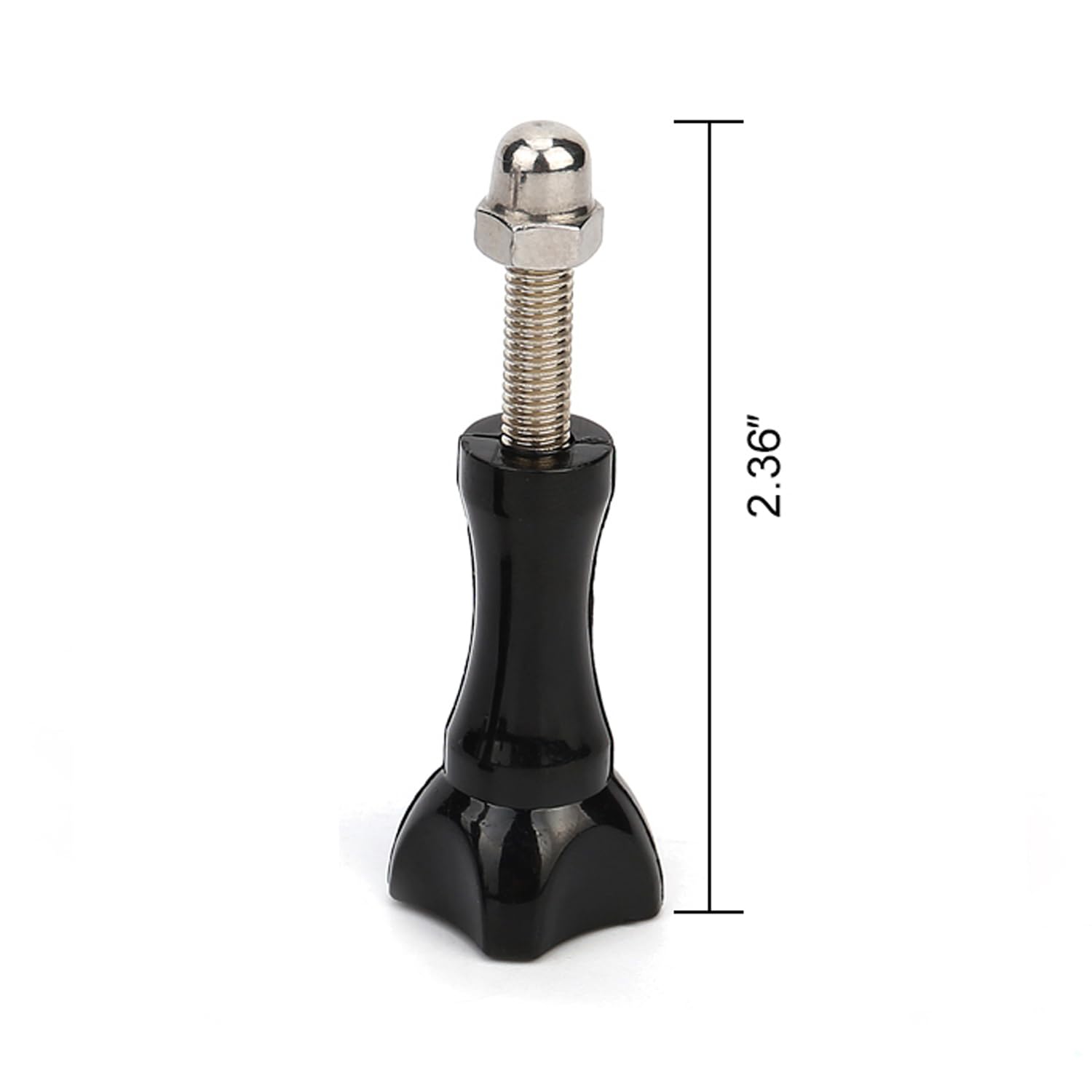 Oumers Long Thumbscrew With Cap Thumb Screw Set Stainless For Gopro Accessories Monopod Handhold Stick Mount/Windshield Suction