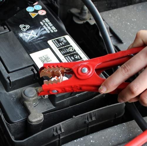 Cartman 6 Gauge 16 Feet Jumper Cables Heavy Duty Booster Cables In Carry Bag