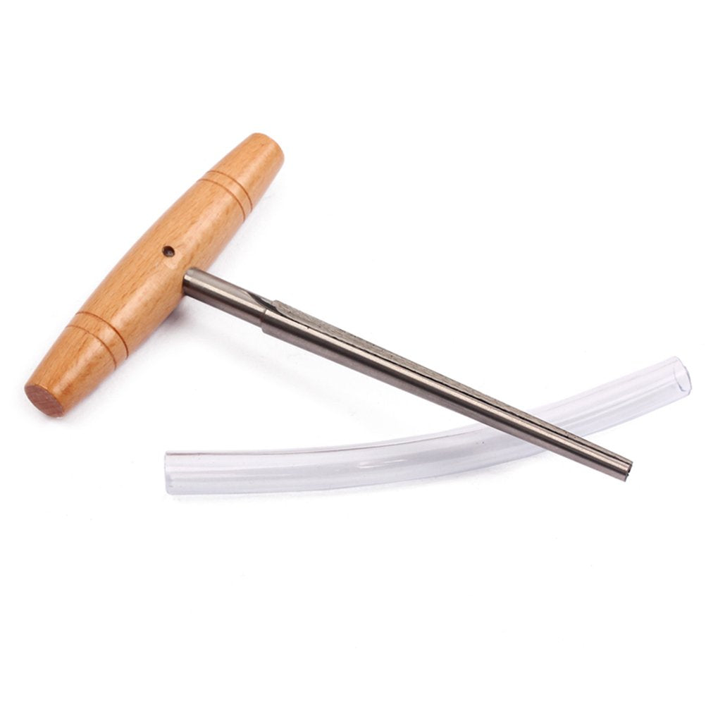 Ultnice Violin Peg Hole Reamer With Wood Handle