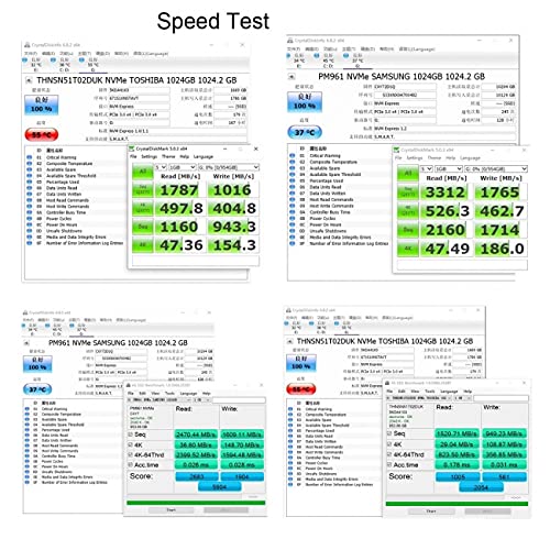 Nfhk Ngff M Key Nvme M.2 Ssd To Pci E Express 3.0 16X X4 Adapter Without Bracket