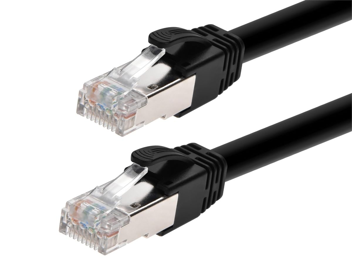 Monoprice Cat6A 3Ft Black Poe Patch Cable_ 100W_ Poe ++ (Ieee 802.3Af/At/Bt)_ Ut