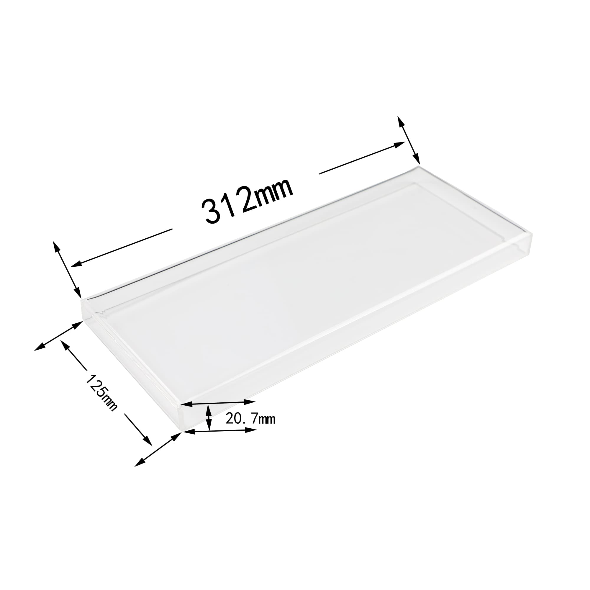 Ymdk Mechanical Keyboard Dust Cover Keycap Lid Acrylic For 75% Mechanical Keyboard 84