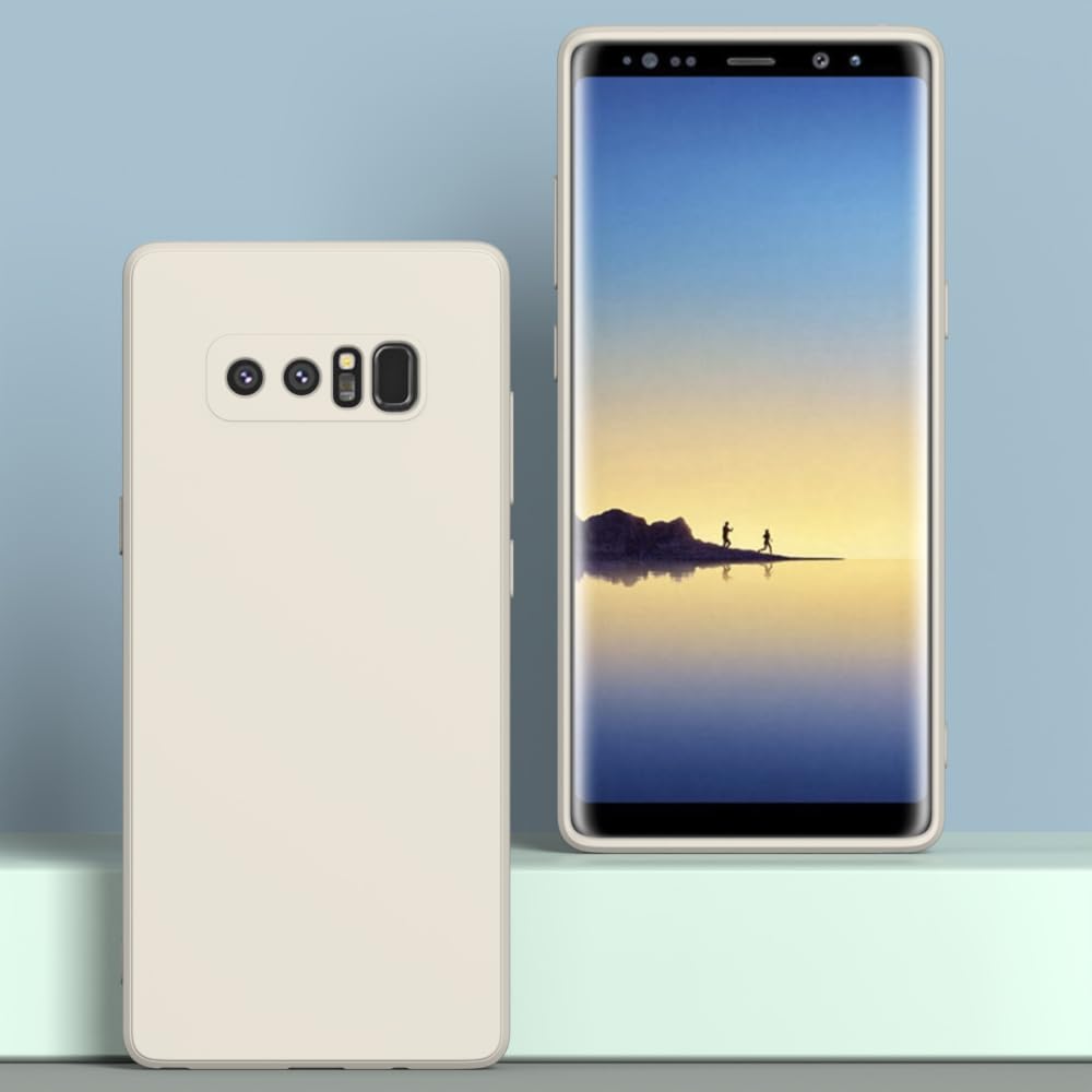 Wogroo For Samsung Galaxy Note 8 Case White, Scratch Resistant With Soft Touch, Slim Thin Phone Cover For Samsung Galaxy Note 8