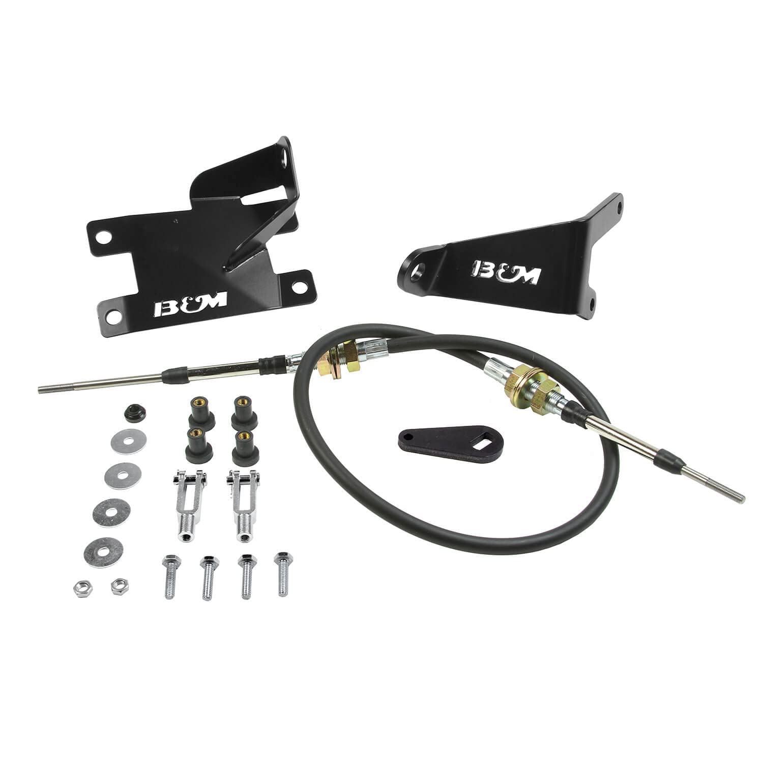 B&M Racing 81184: 97 06 Wrangler Tj Heavy Duty Tansfer Case Shift Cable Conversion Kit