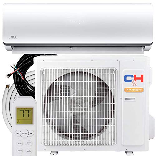 Cooper  Hunter Hyper Heat 24,000 Btu 205 Seer 115 Hspf Ductless Mini Split Air Conditioners  22F Heat Pump With 16Ft Installatio