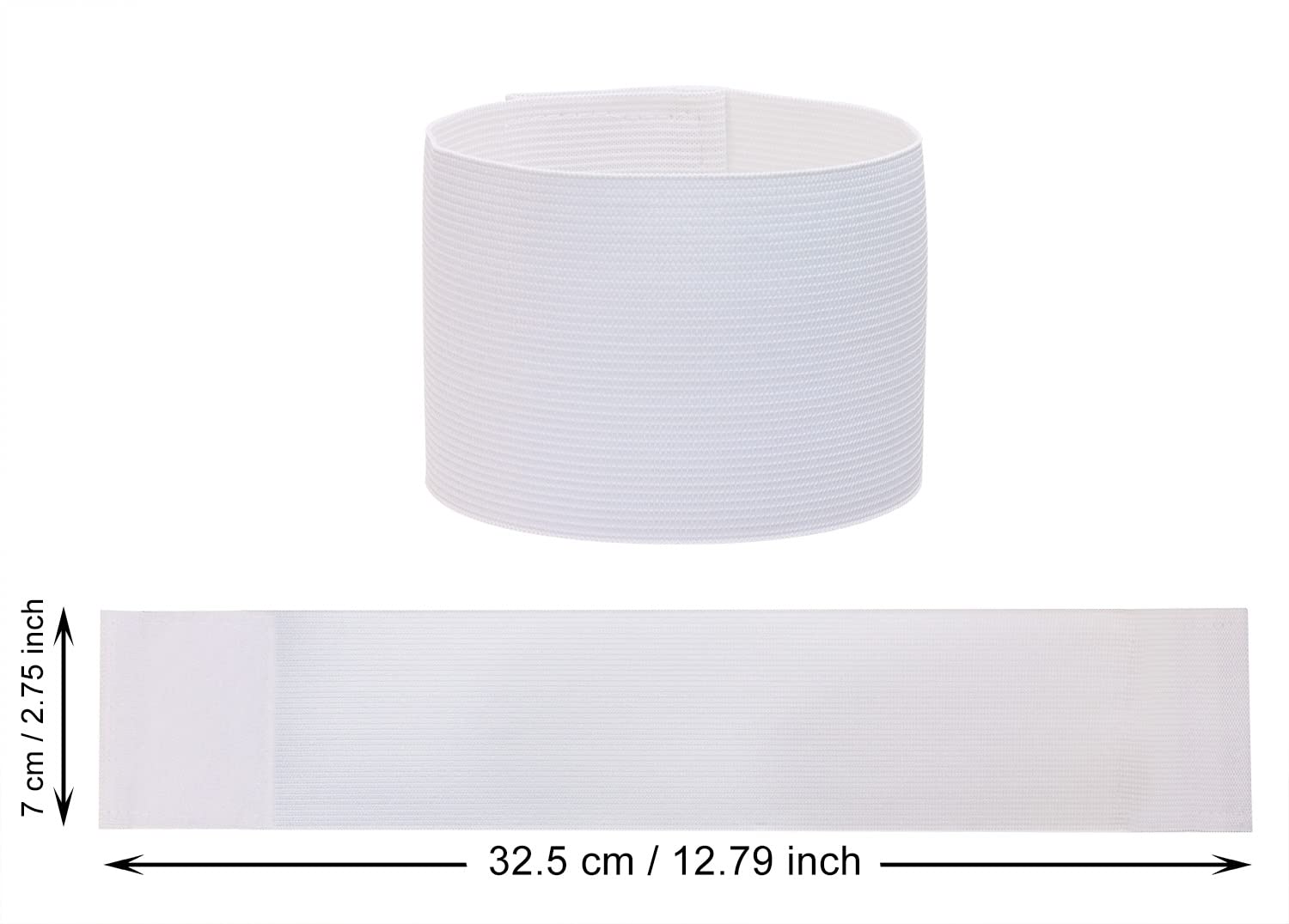 Onlykxy 3Pcs Captain Armbands 7X32.5Cm/2.75X12.79Inch Adjustable Leader Armband Team Sport Armband For Soccer Basketball Volleyb