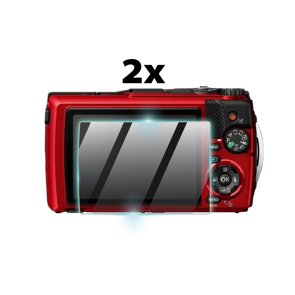 Ipg Proactive Made For Olympus Tough Tg-7 Camera Display (2 Units) 9H Hardness Screen Protector Nano Ceramic Film Ultra Responsi