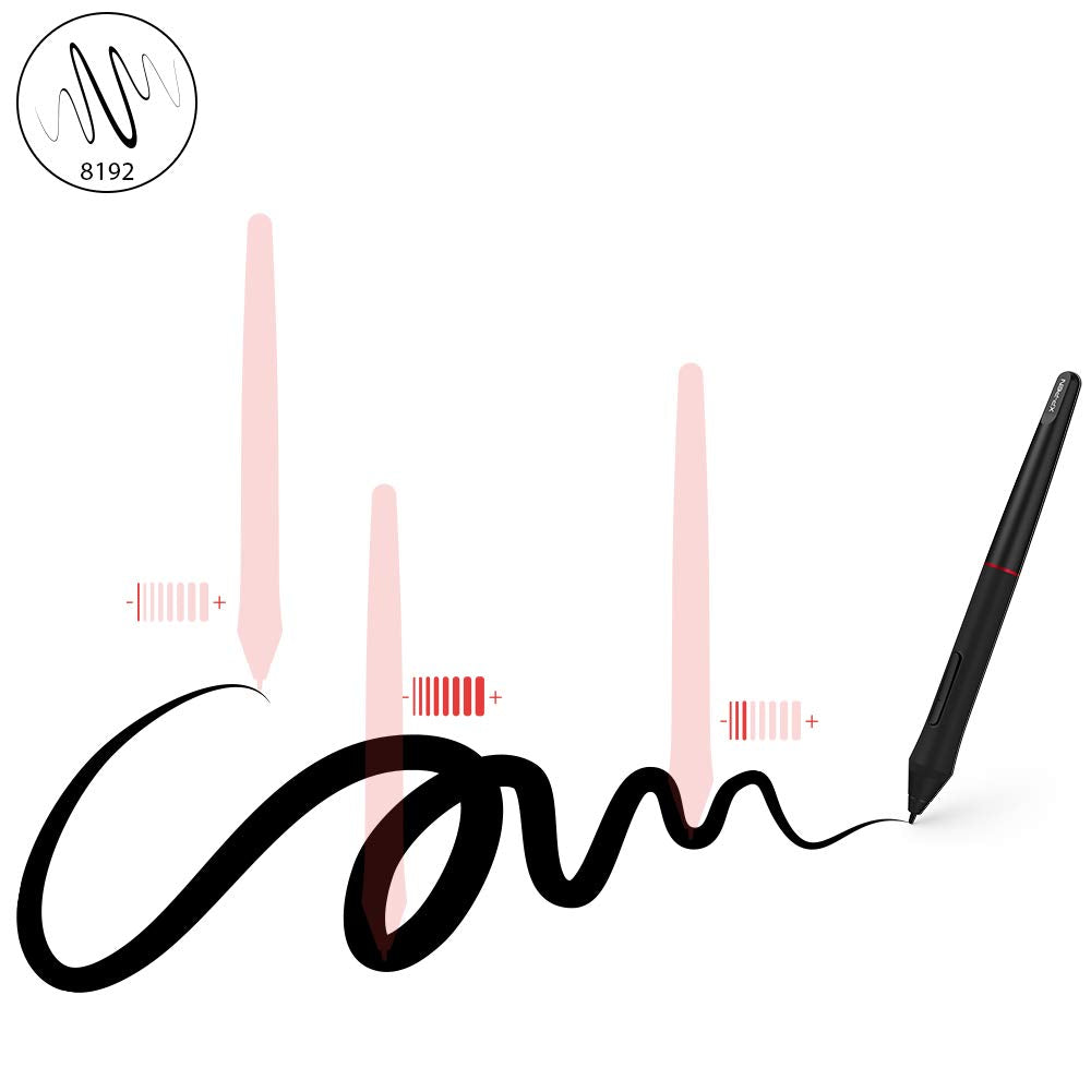 Xp-Pen Pa2 8192 Pen Pressure Battery-Free Stylus Only For Artist 12 Pro, Artist 13.3 Pro, Artist 15.6 Pro, Artist 22R Pro, Artis