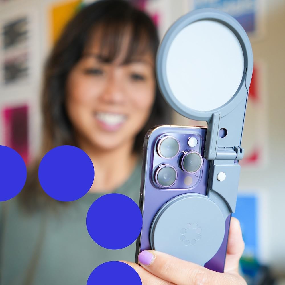 Joby Beamo Ring Light, Compatible With Iphone With Magsafe, Magnetic Led, Usable With Any Smartphone With The Included Sticky Ri