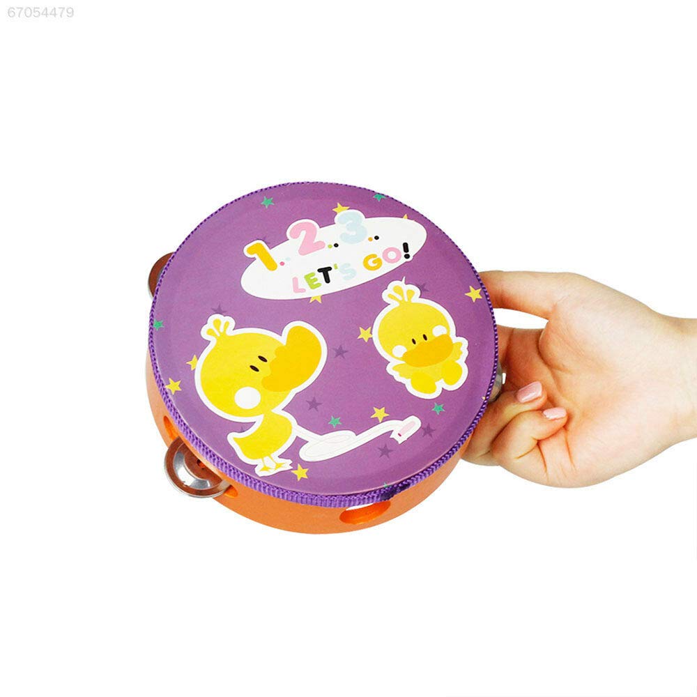 3NH 9CDD Musical Tambourine 14.8X4.4 Kids Jingle Percussion Hot Gift