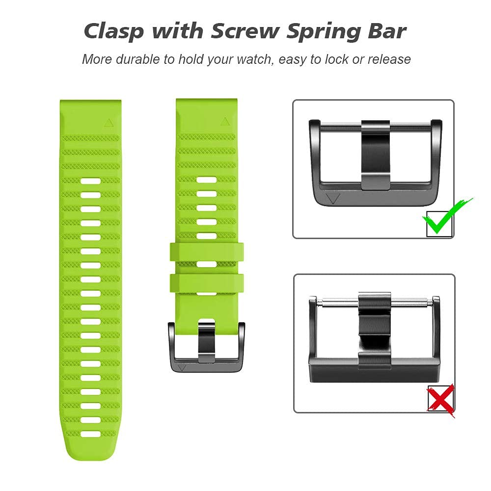 Notocity Compatible With Fenix 6 Watchbands 22Mm Band For Fenix 6/Fenix 6 Pro/Fenix 5/Fenix 5 Plus/Forerunner 935/Forerunner 945