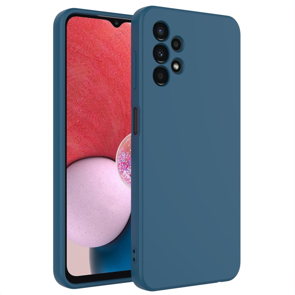 Wogroo For Samsung Galaxy A13 4G Case Dark Blue, Scratch Resistant With Soft Touch, Slim Thin Phone Cover For Samsung Galaxy A13