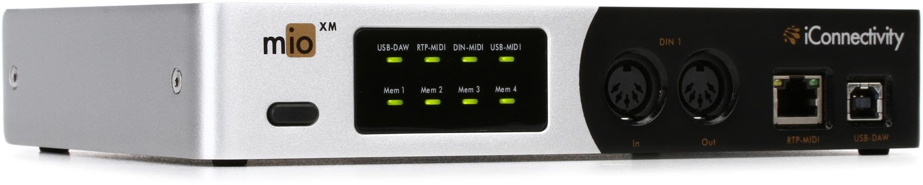 iConnectivity Interface with 4 in x 4 Out 5-pin DIN-MIDI Ports (mioXM)