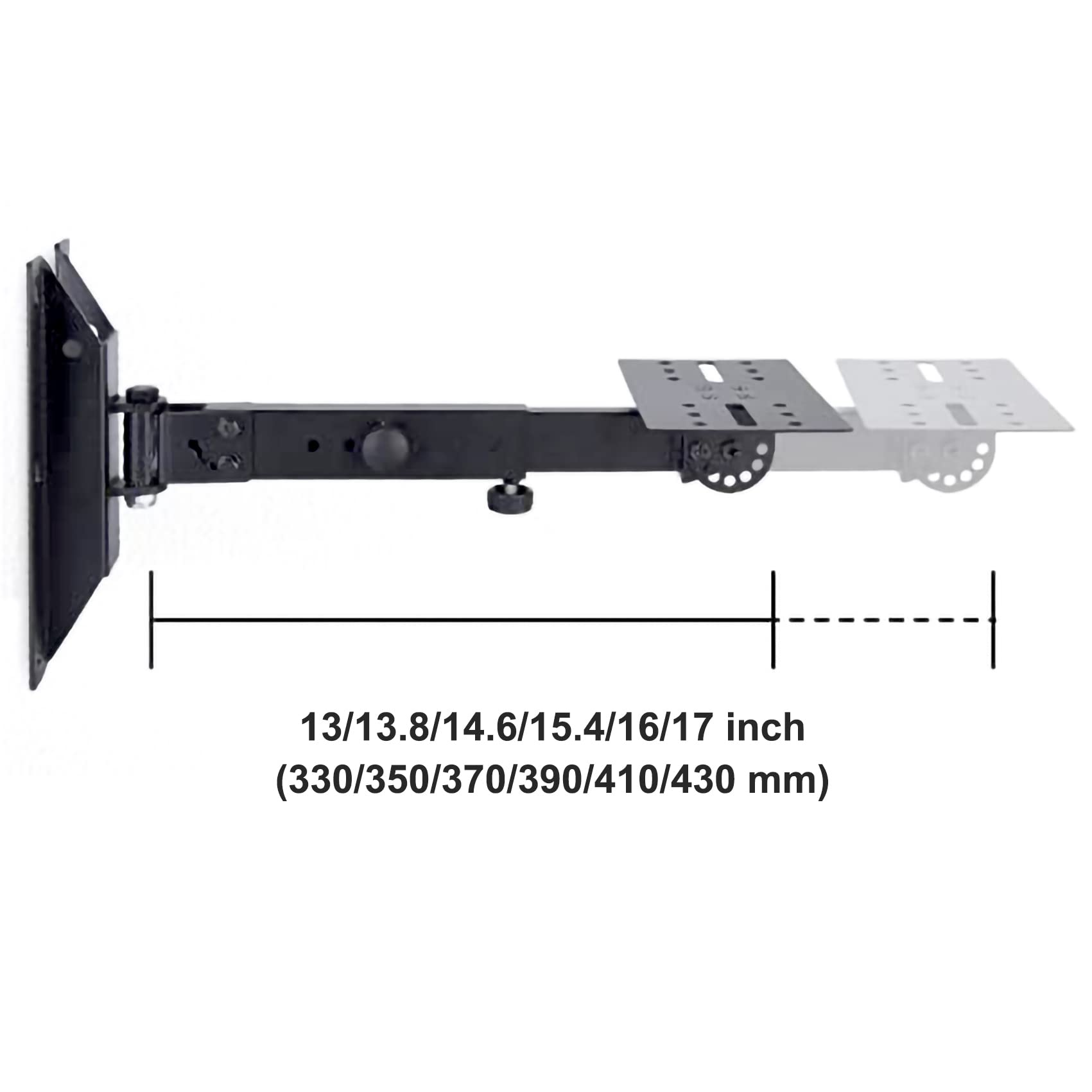 Bigalleons Sps 508 Speaker Wall Mount Stand, Rotatable Angle, Adjustable Swivel Tilt Speaker Mount Bracket, Home Surround Sound