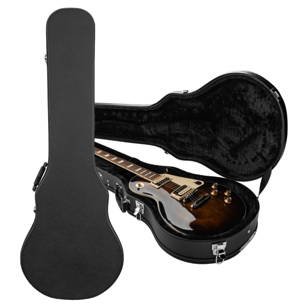 Gator Cases Traditional Series Hard-Shell Wood Case for Les Paul Style Guitars (GWE-LPS-BLK)