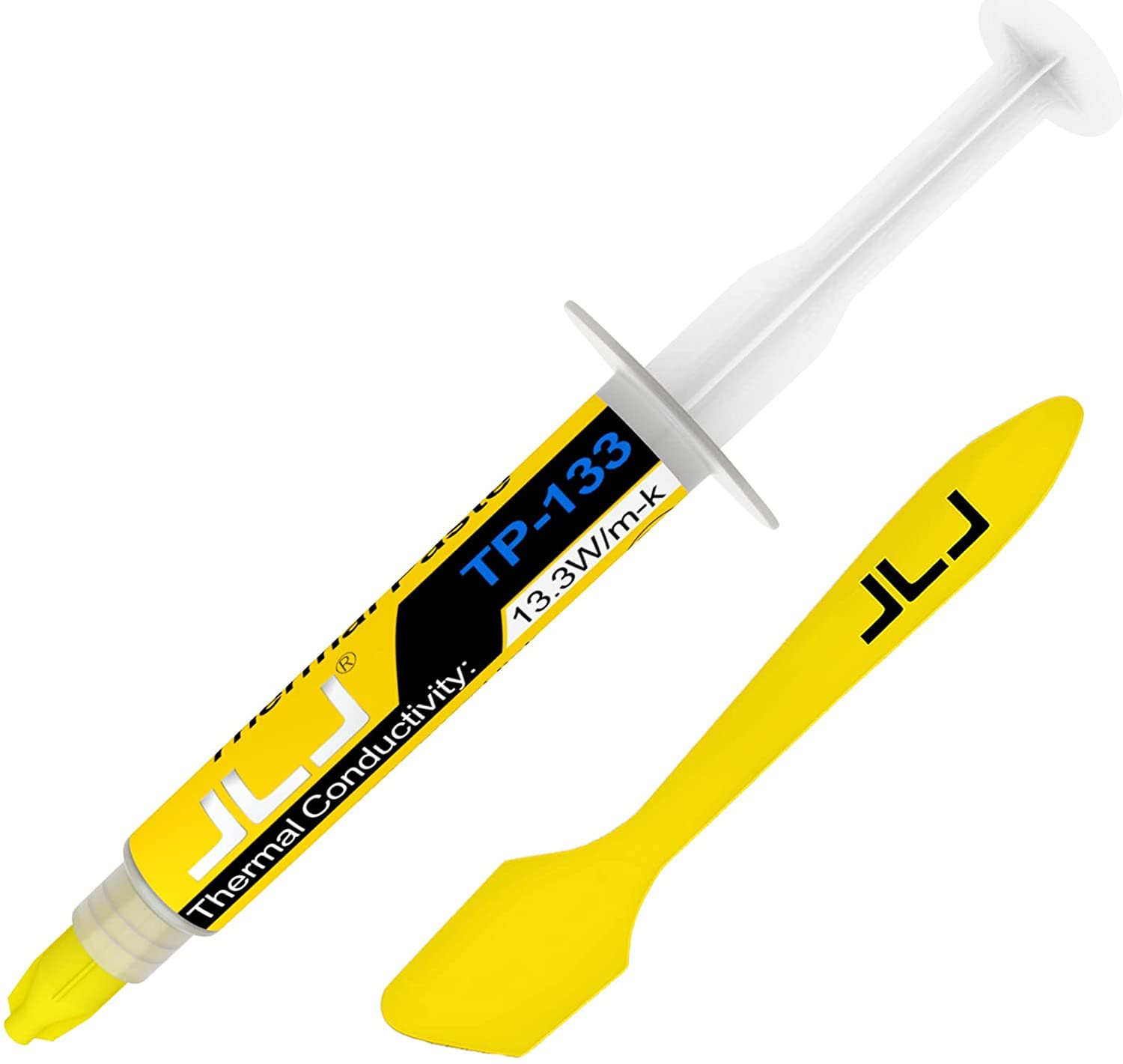 JLJ Thermal Paste, 6g CPU Paste Thermal Compound Paste Heatsink for IC/Processor/CPU/All Coolers, Carbon Based High Performance,