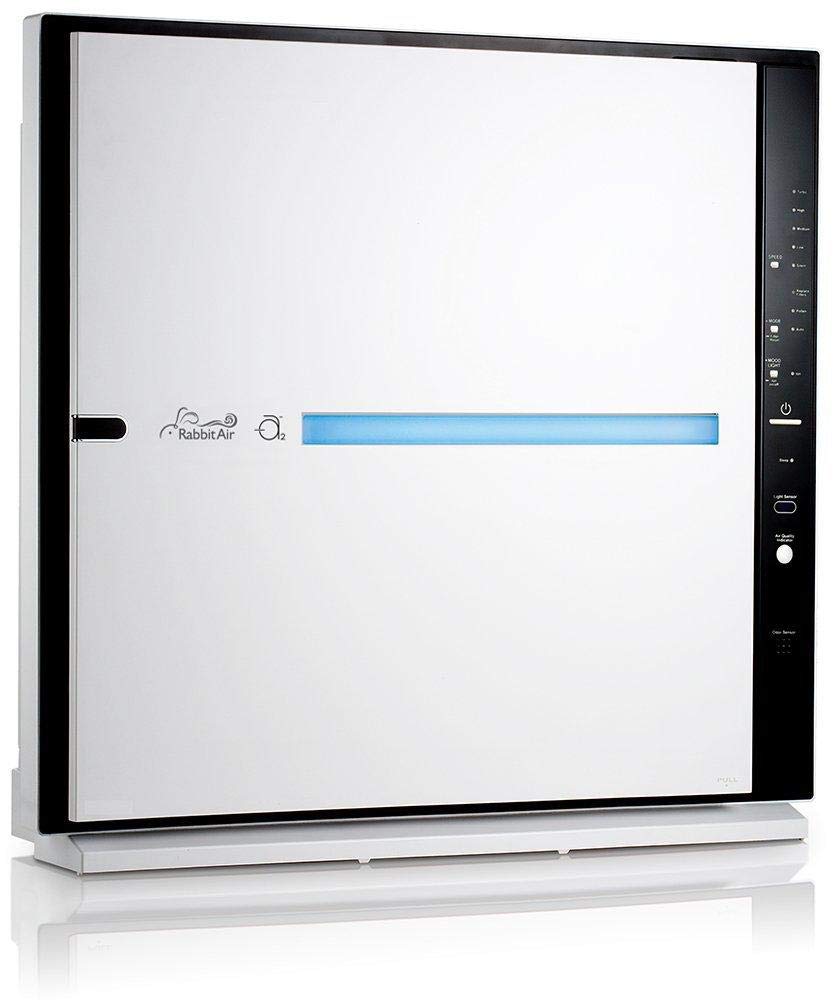 Rabbitair Minusa2 Ultra Quiet Hepa Air Purifier   Stylish, Efficient And Energy Star (Spa 780A, White, Pet Allergy)
