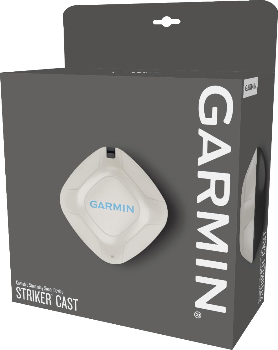 Garmin Striker Cast, Castable Sonar, Pair with Mobile Device and Cast from Anywhere, Reel in to Locate and Display Fish on Smart