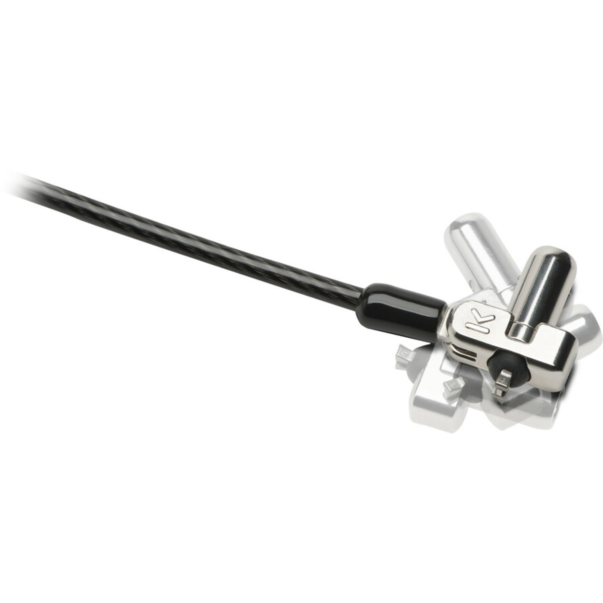 Kensington N17 Keyed Dual Head Laptop Lock For Dell Devices (K67995Ww), Black, Silver