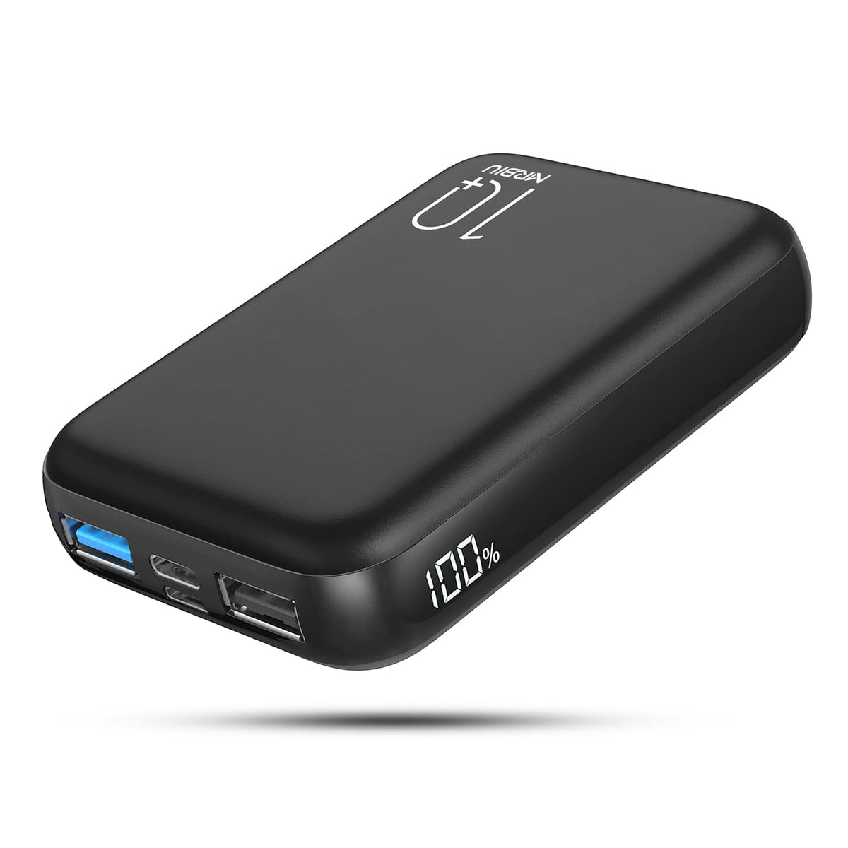 Mrbiu 5V 2A Heated Vest Battery Pack,Micro Power Bank 10000Mah For Heated Jacket,Dual Usb Lcd Display Portable Charger,External