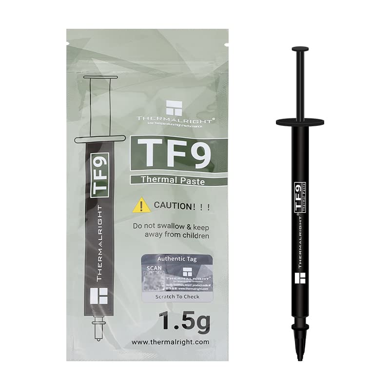 Thermalright Tf9 1.5G Thermal Grease,The High Performance Thermal Paste For Cooling All Processors, Heat Sink Paste High Durabil