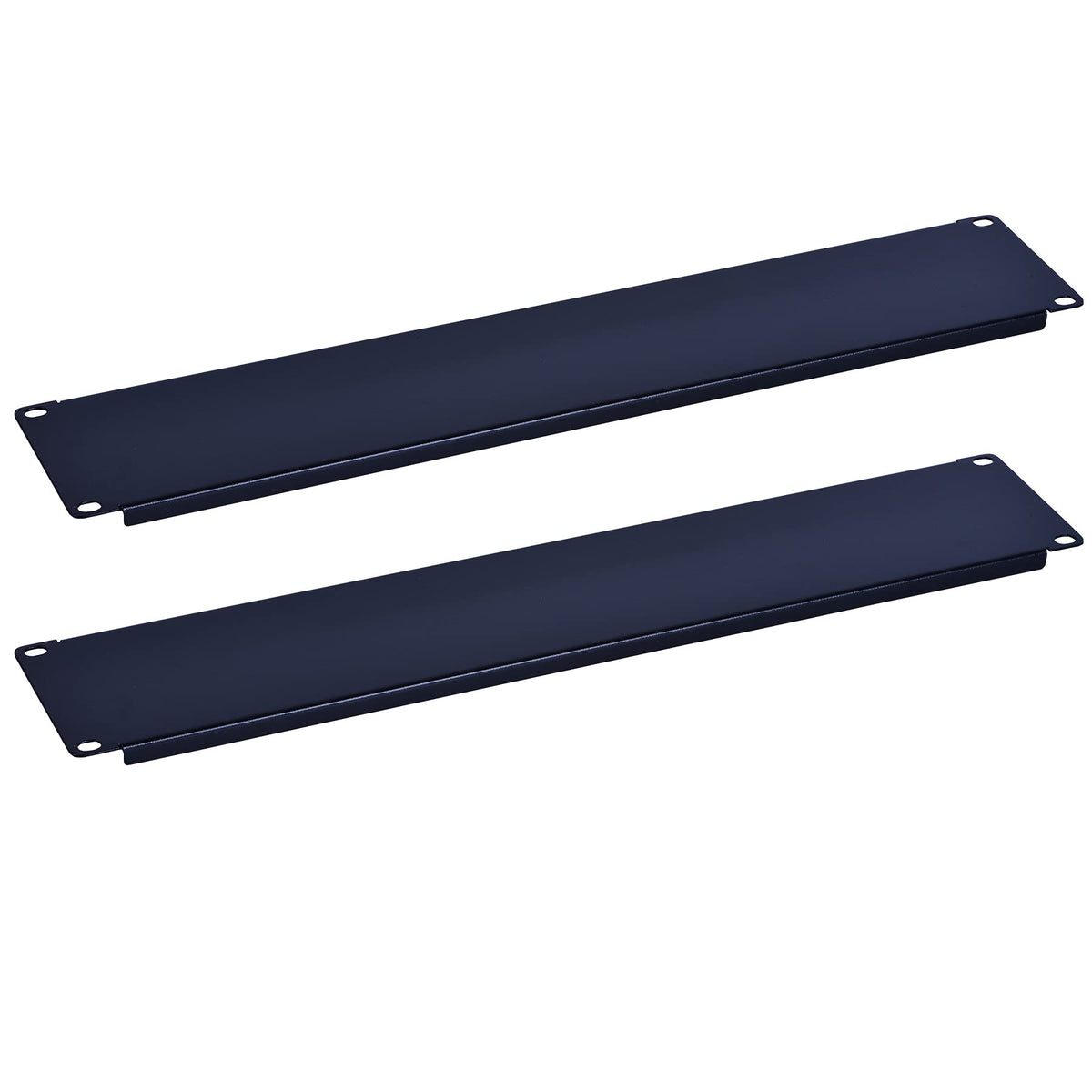 Rackpath 2U Blank Rack Mount Panel Spacer For 19In Server Rack Enclosure Or Network Cabinet   2 Pack