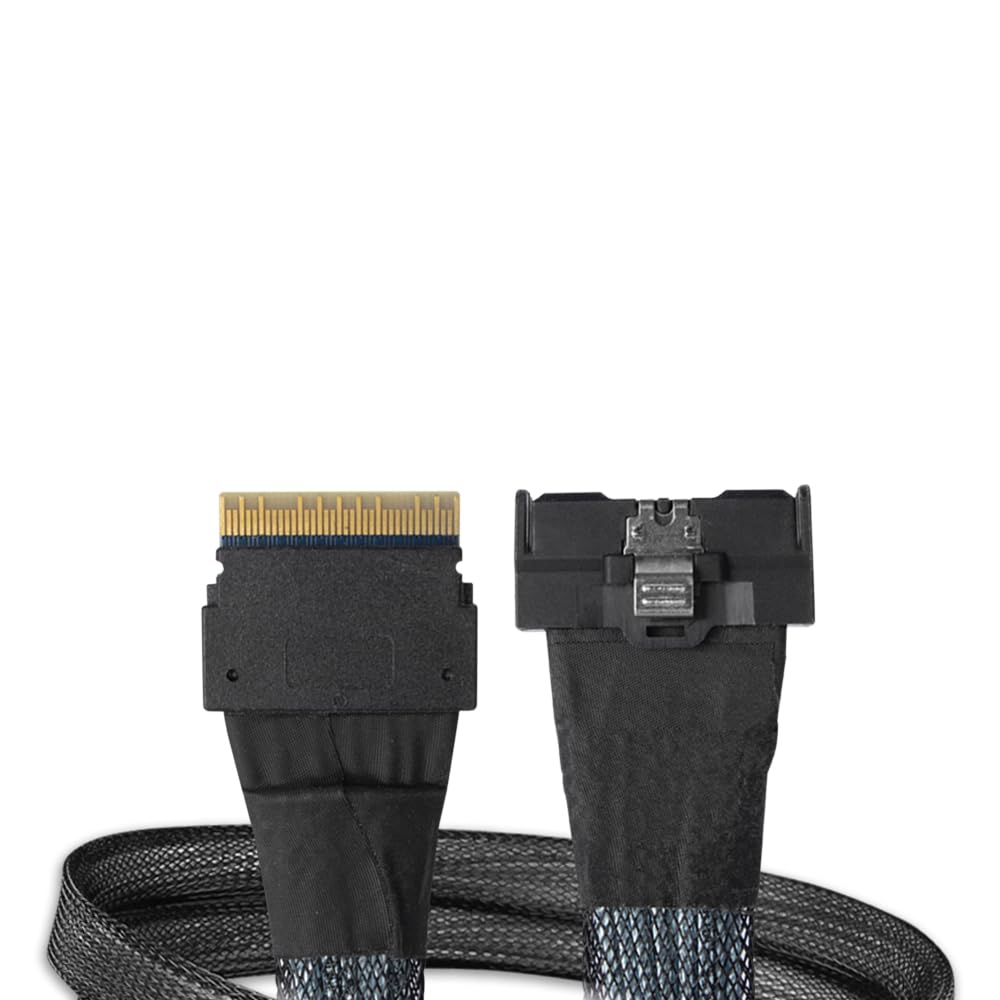 ICY DOCK CB MB410LB MCIO 8i SFFTA1016 to SlimSAS 8i SFF8654 cable 0.5M RTL
