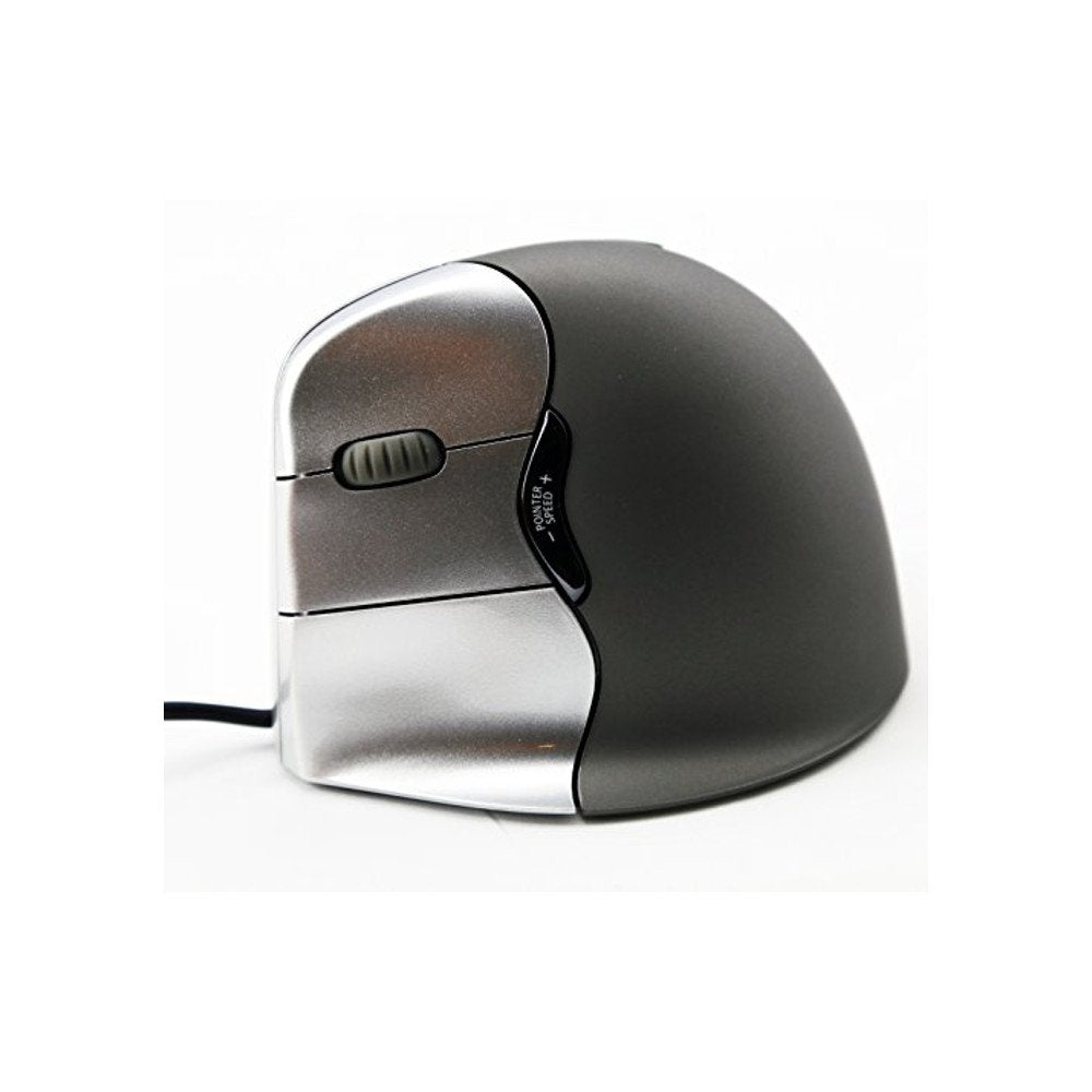 Evoluent Mouse Vm4L   Verticalmouse 4, Left Hand Ergonomic Design, Evoluent Vertical Mouse With Wired Usb Connection For Laptop